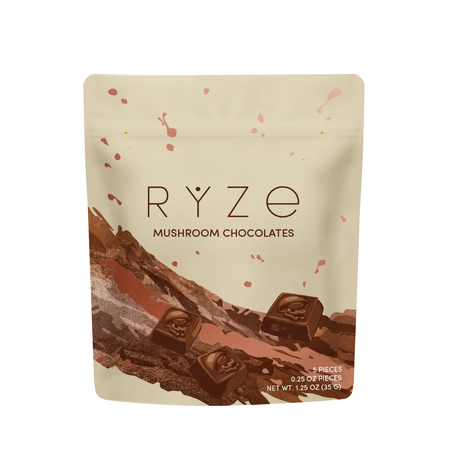 FREE Mushroom Chocolates Rye (5 pieces) N2