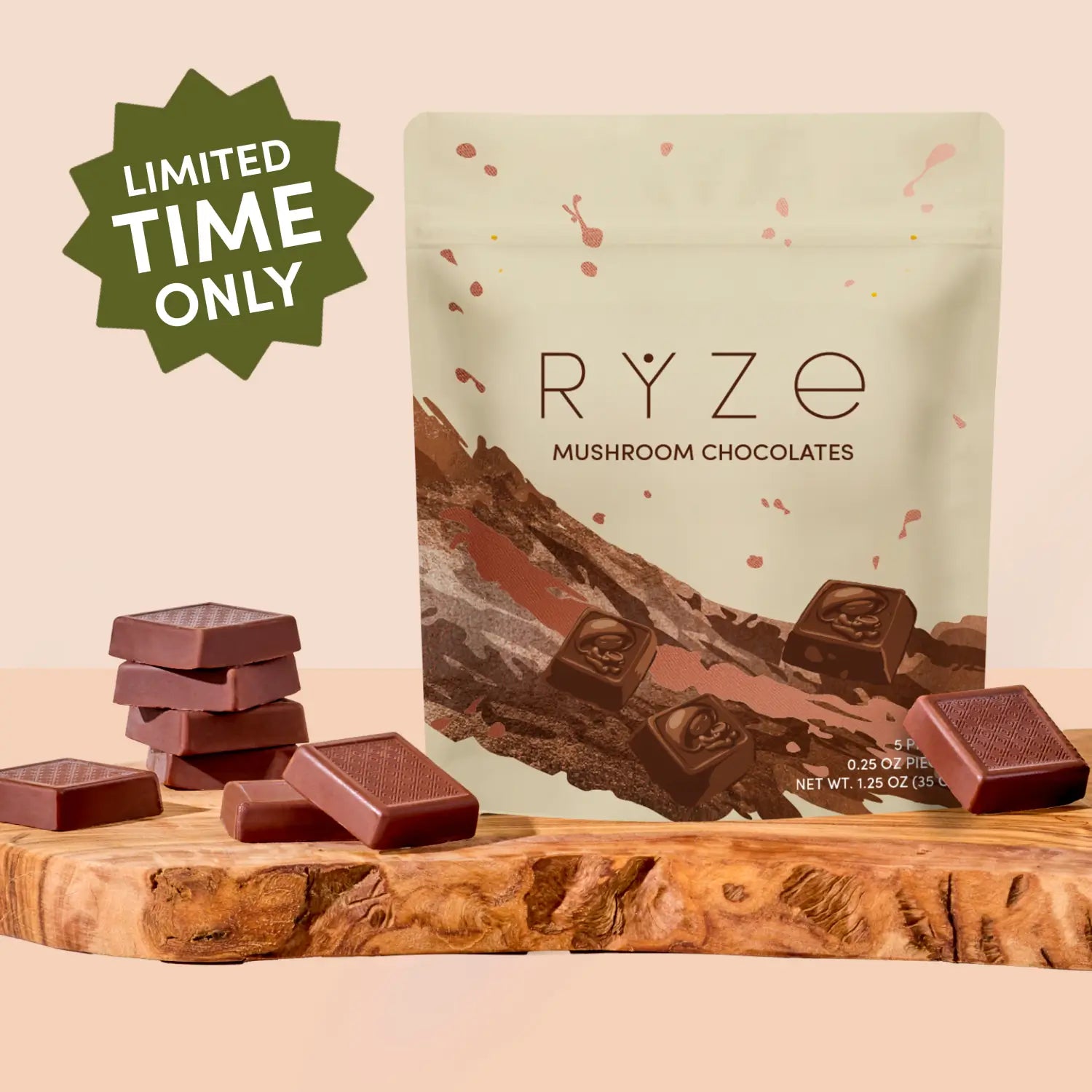 Mushroom Chocolates Rye (15 pieces) F0