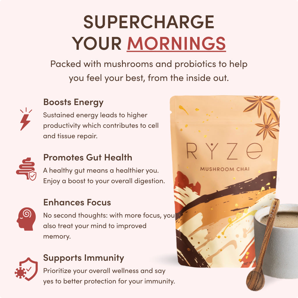 RYZE Mushroom Chai Starter Bag X7
