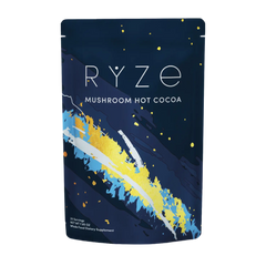 RYZE Mushroom Hot Cocoa — Organic Instant Cocoa with L-Theanine & Melatonin, 20 Servings F8