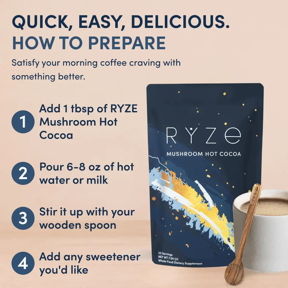 RYZE Ritual Set: Cocoa + Coffee U8