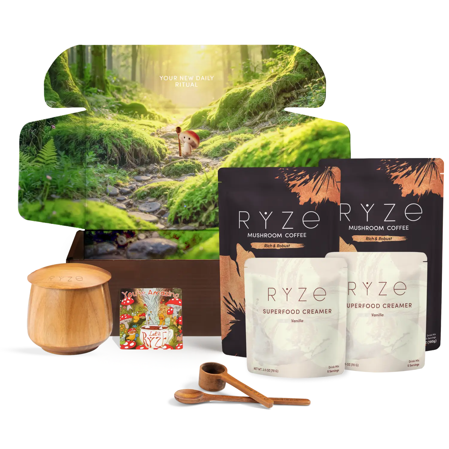Ryze Dark Roast Ritual Set 3 Month Plan D7