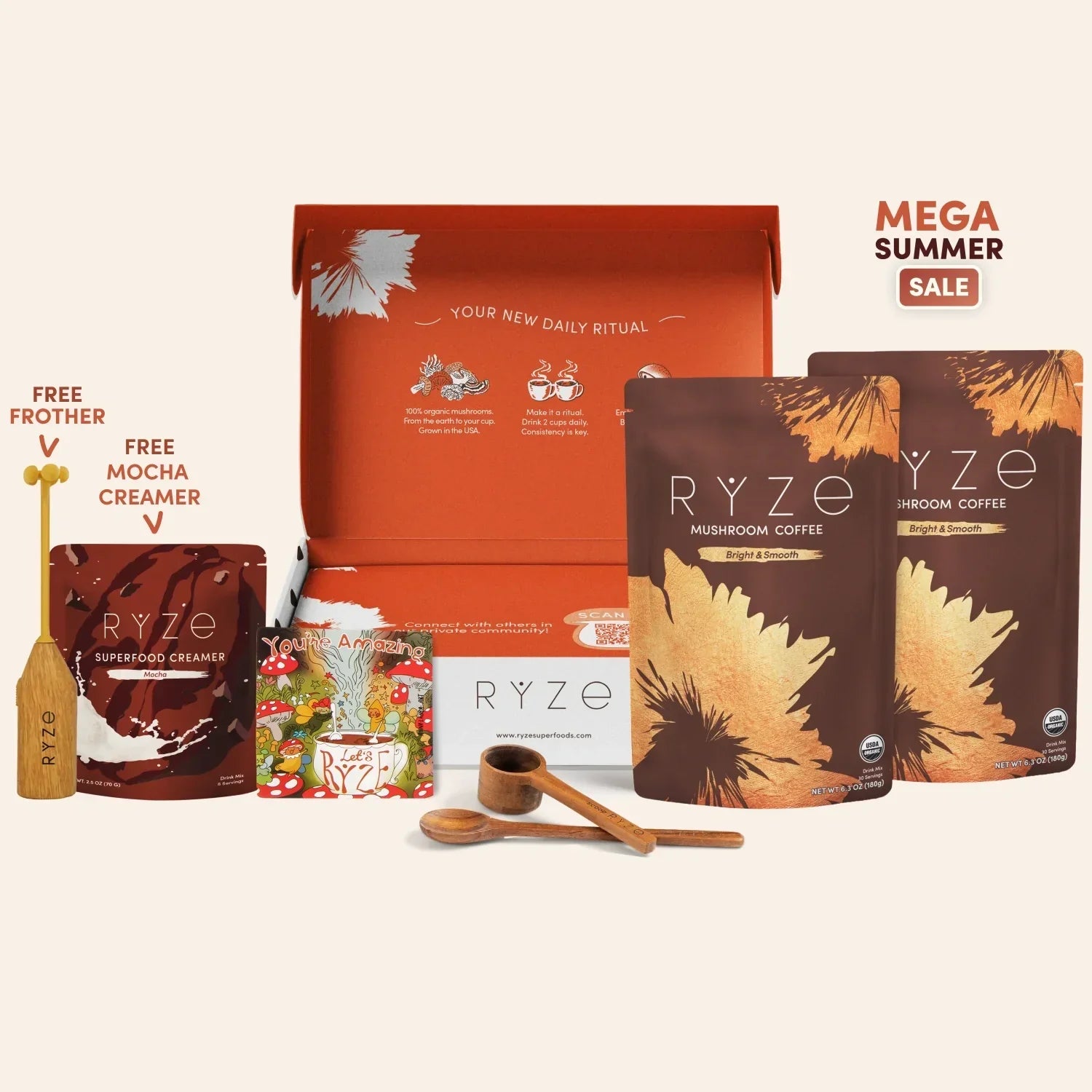 Starter Kit with Free Mocha Creamer T2