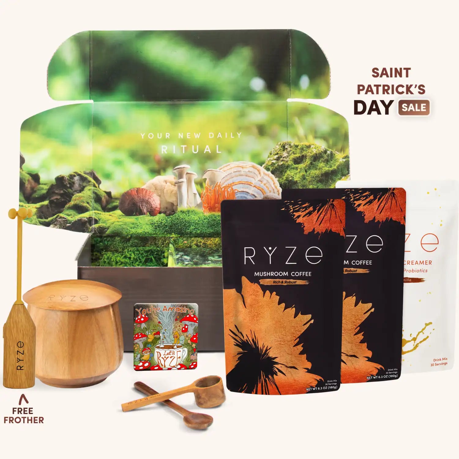 Mushroom Coffee Ritual Set Y6