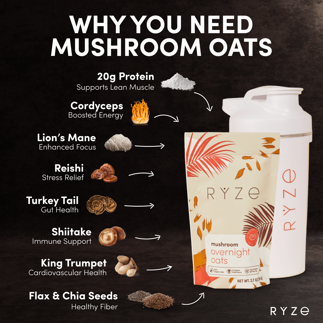 Mushroom Overnight Oats Pack (14 Servings) Y0