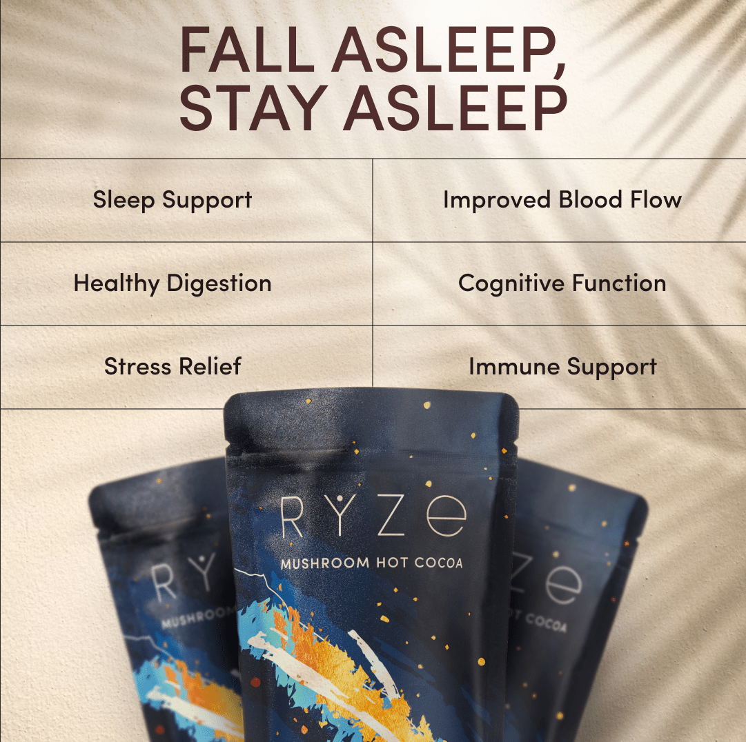 RYZE Hot Cocoa - with 6 Sleep Superfoods to Help Fall Asleep and Stay Asleep S2