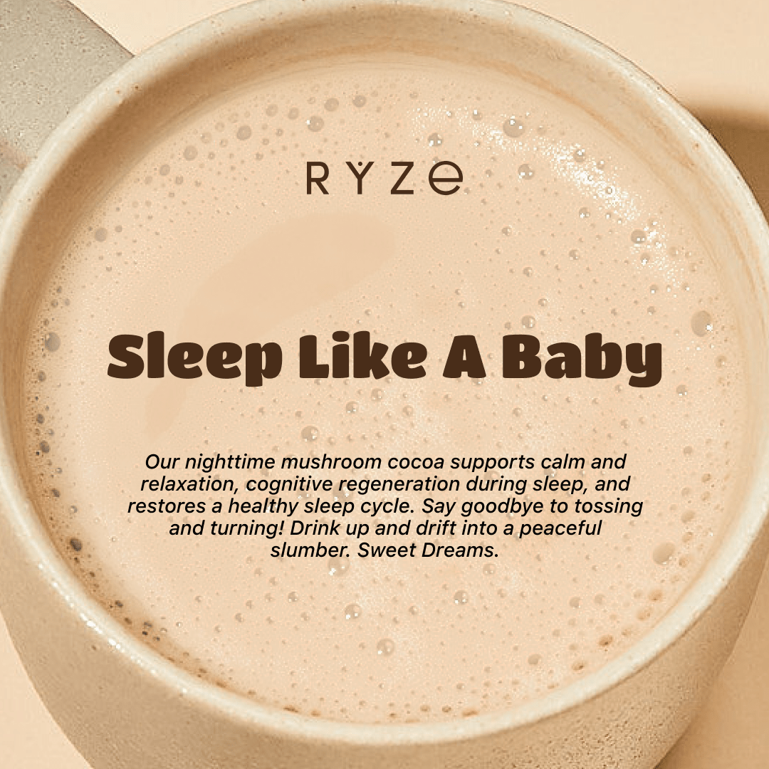 RYZE Hot Cocoa - with 6 Sleep Superfoods to Help Fall Asleep and Stay Asleep S2