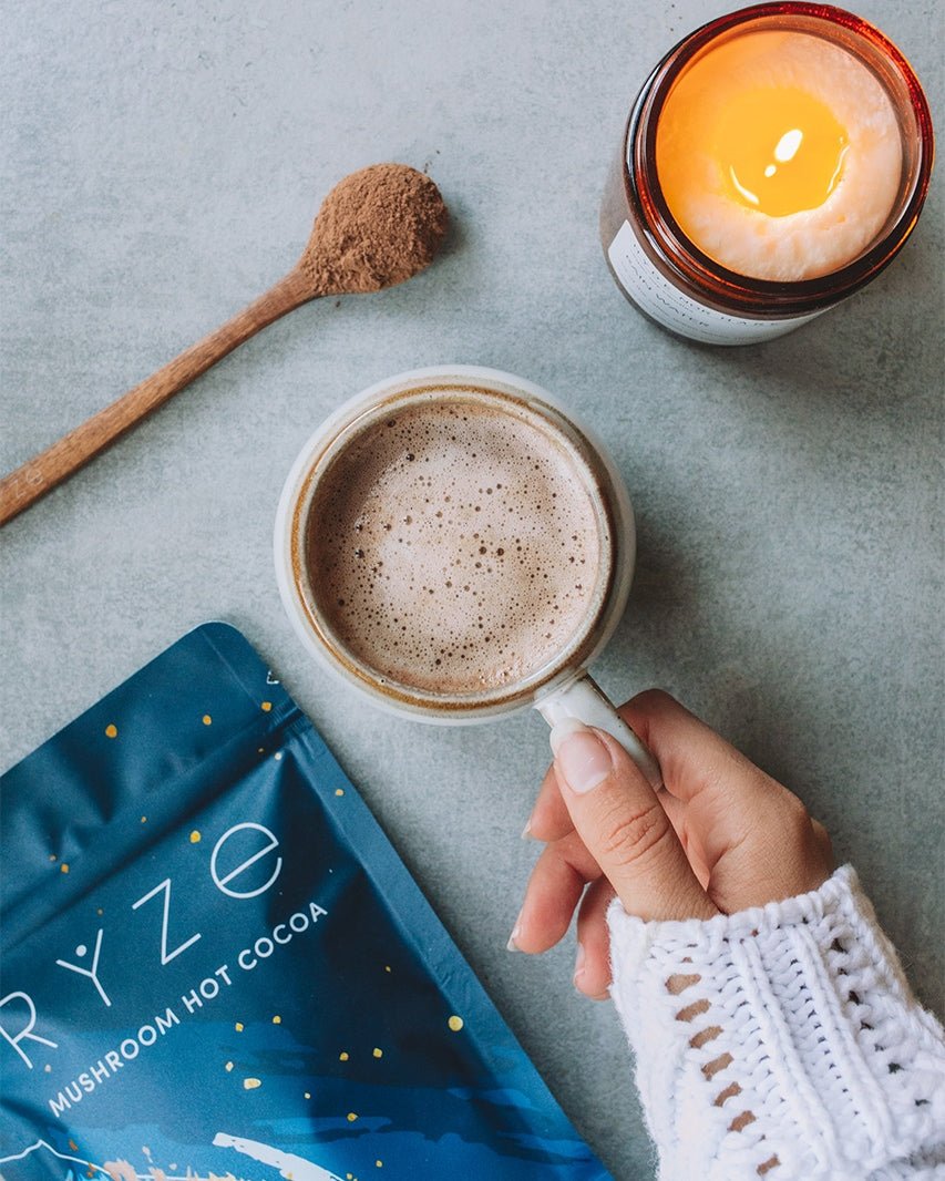 Try our Mushroom Hot Cocoa 50% OFF! G8